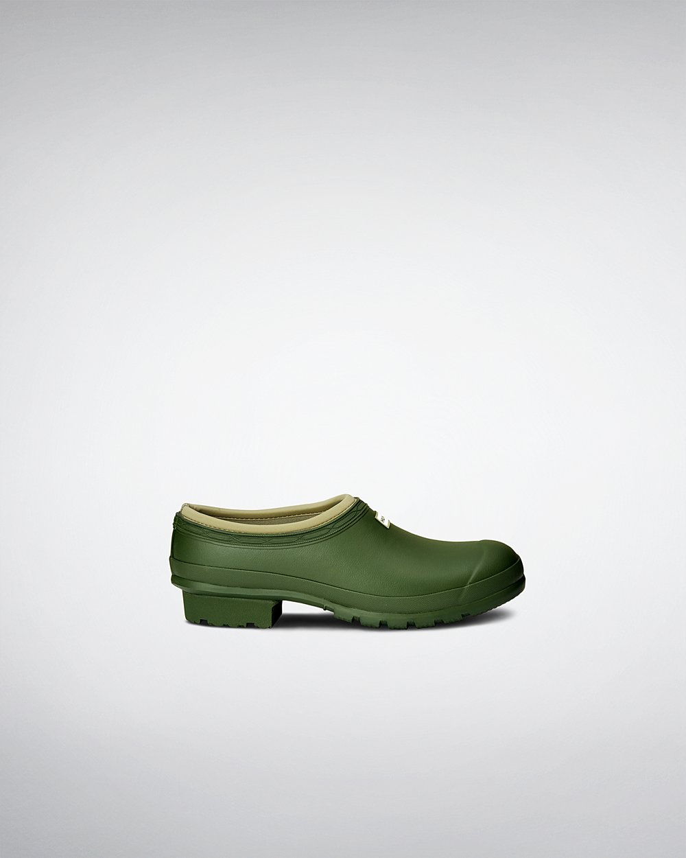 Mens Hunter Gardener - Clogs Green - 8179-EBUTQ